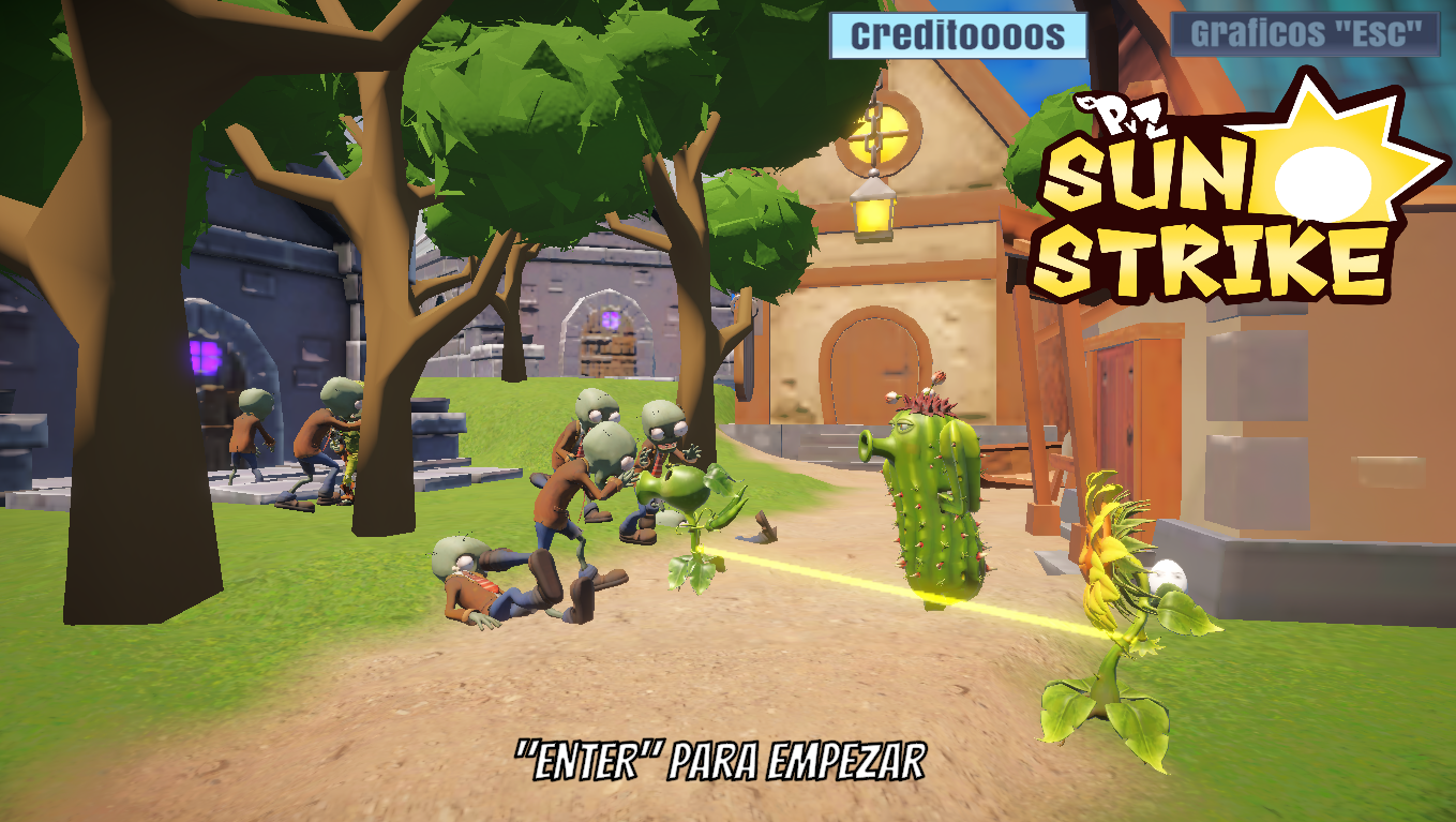 Plants vs. Zombies: Sunstrike(Garden Warfare FanGame) by unhombre_comun