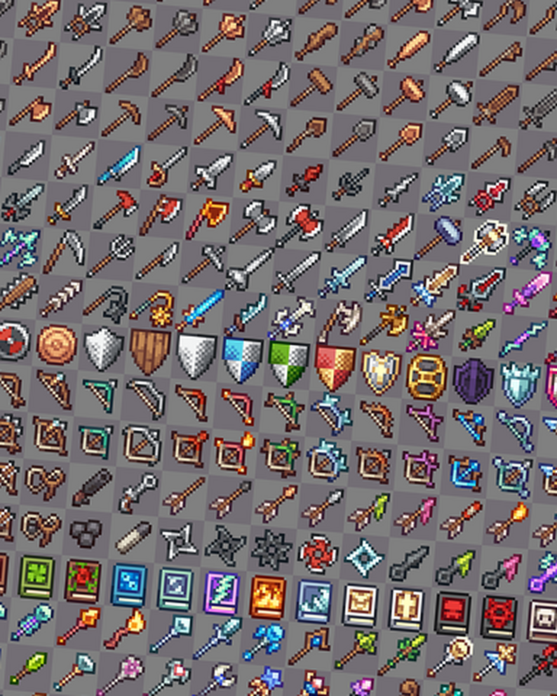 Lin's Pixel Art - Fantasy Item Icons by Lin_Ain