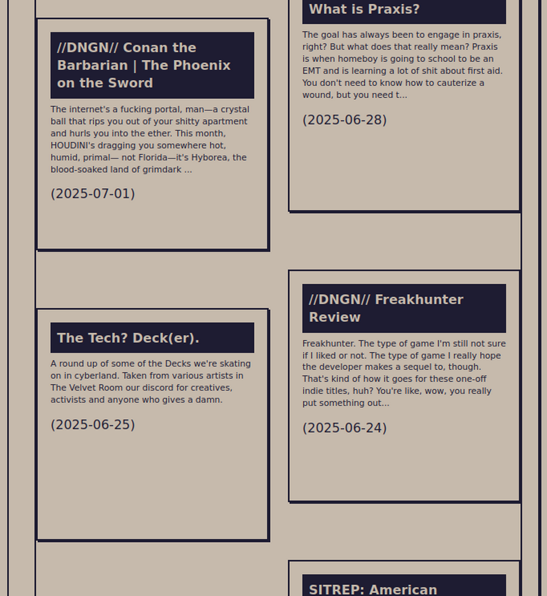 Anti-Style Magazine & Blogging Framework by houdini-magazine