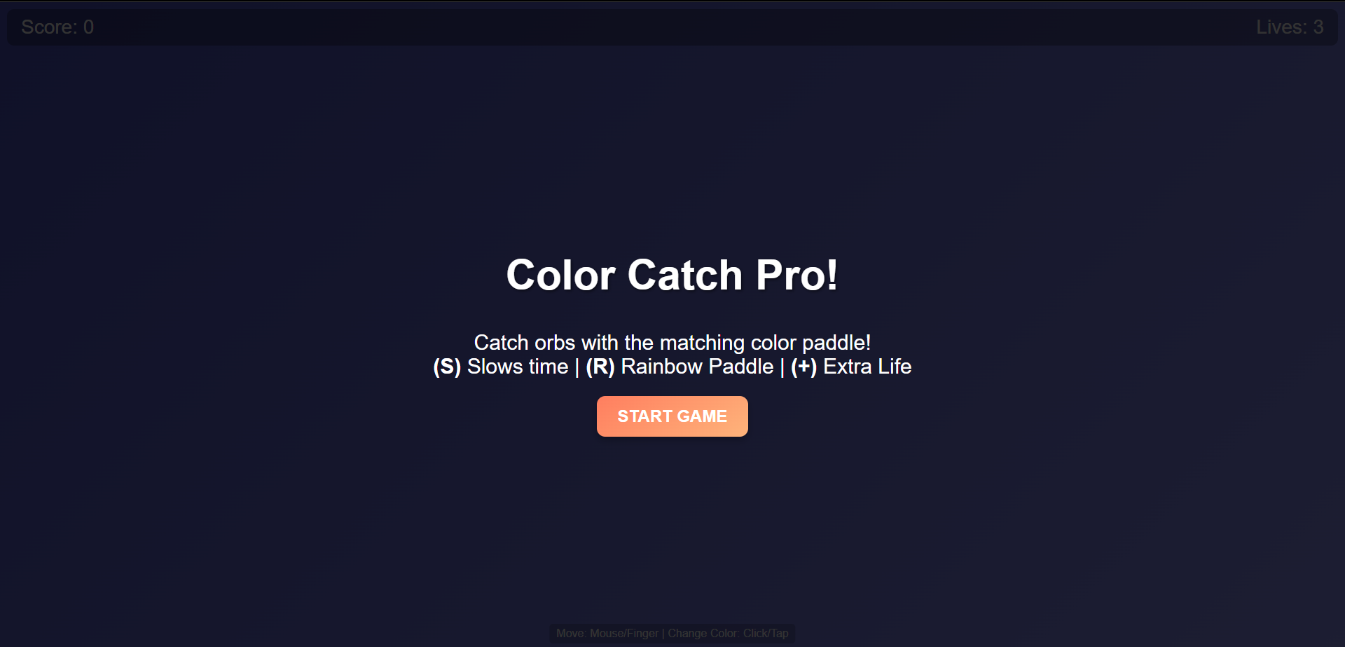 Color Catch Challenge by AyushK358