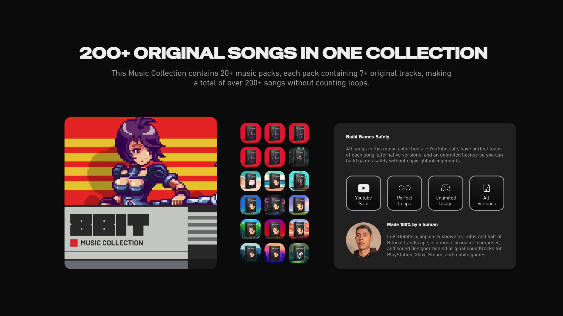 8-Bit Music Collection - Chiptune, Arcade, Racing, 16-bit