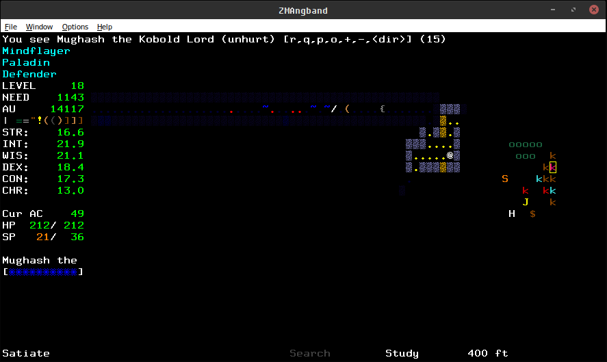 Screenshot 6 for ZMAngband Machete Edition