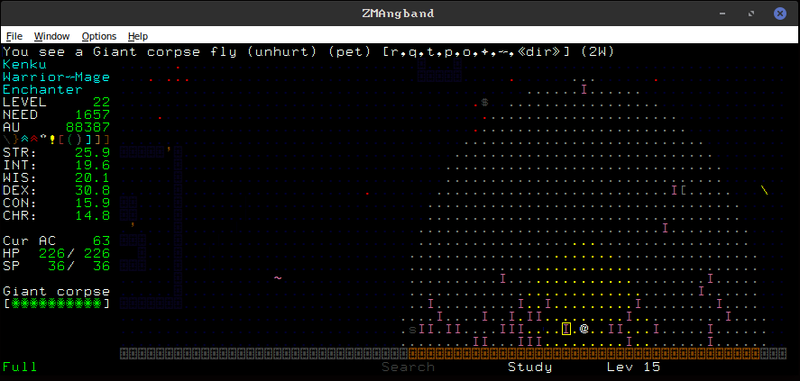 Screenshot 3 for ZMAngband Machete Edition