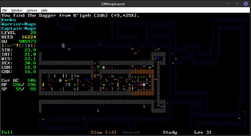 Screenshot 2 for ZMAngband Machete Edition