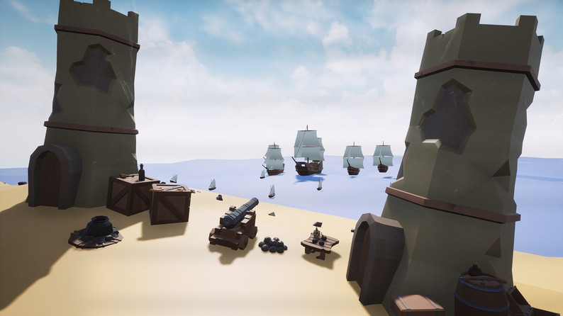 Pirate Low Poly Pack by Eldamar Studio