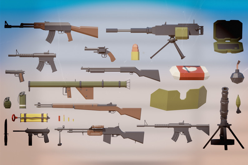 War Low Poly Pack by Eldamar Studio