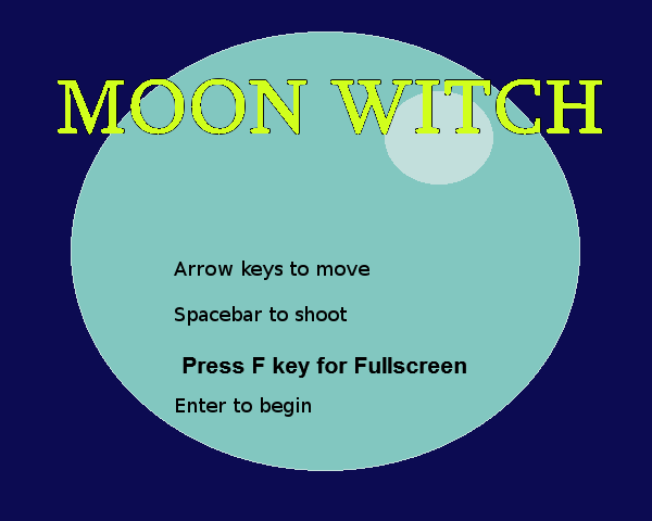 Moon Witch ( Post Jam Ludum Dare 33, You Are The Monster )