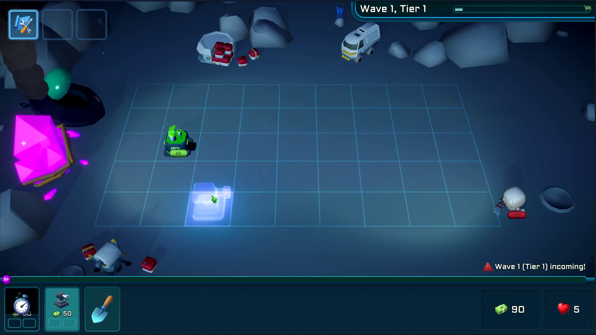 Screenshot 2 for Lunar Crash Defense