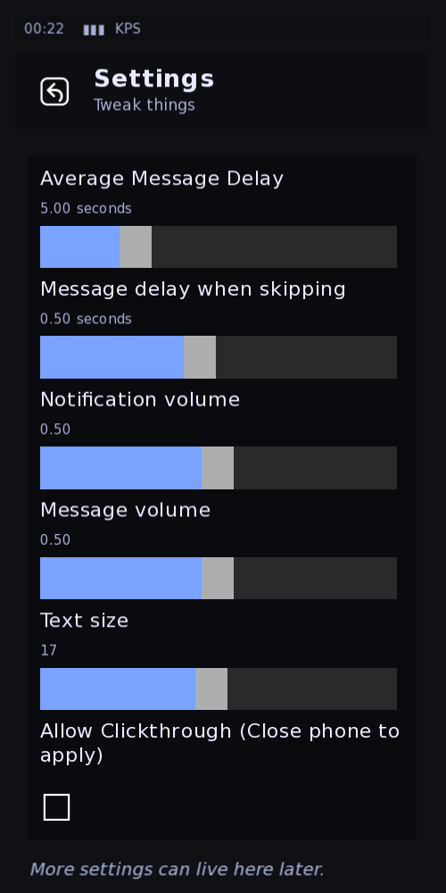 Screenshot 5 for Kesash's dynamic Renpy phone system