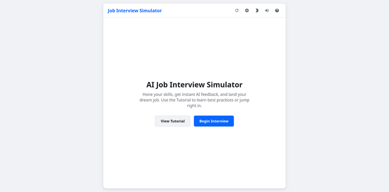 AI Job Interview Simulator by pazoff