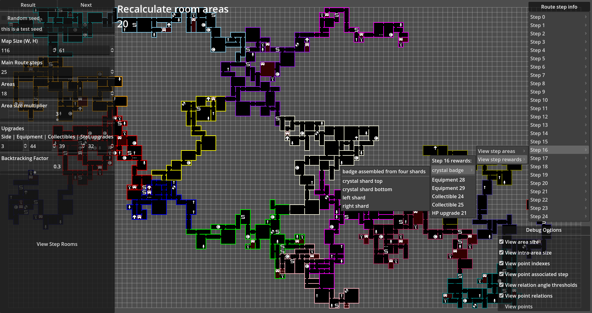 Consulting a route step's major reward Consulting a route step's major reward