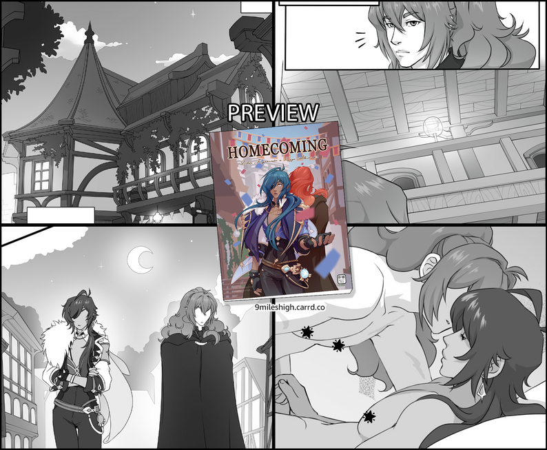 [R-18] Homecoming - LucKae fan comic by 9mileshigh