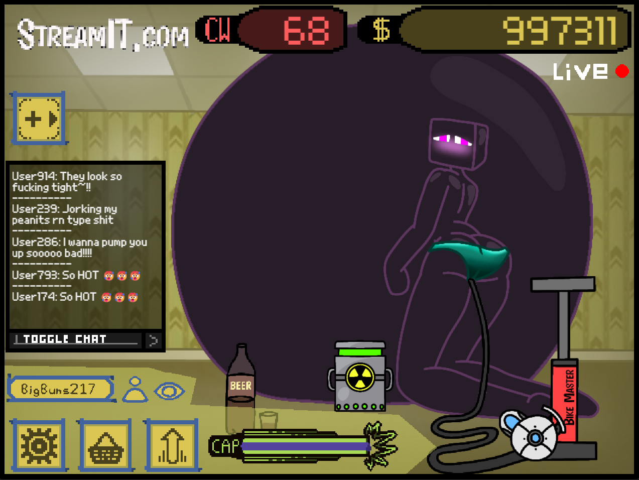 Screenshot 5 for Inflation Streamer Sim (Demo 0.7.1)