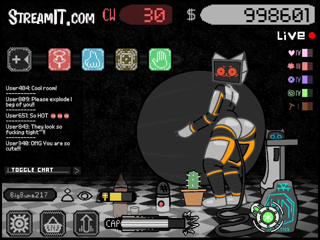 Screenshot 4 for Inflation Streamer Sim (Demo 0.7.1)
