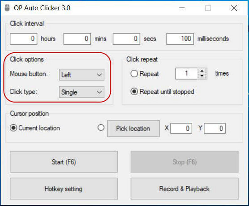 OP Auto Clicker by Forg