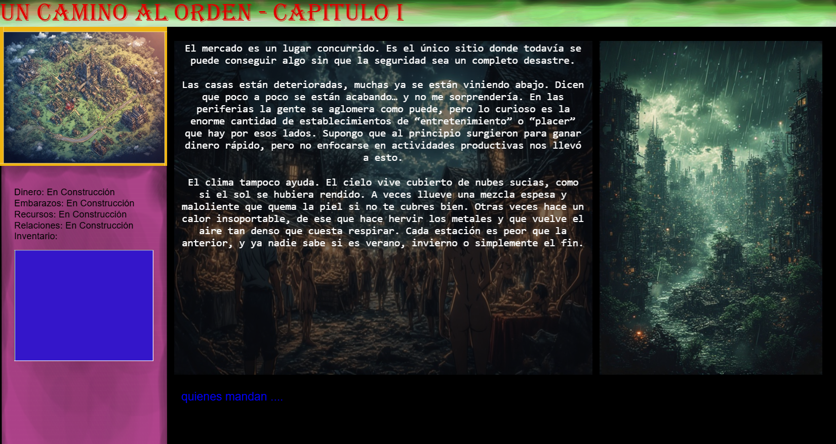 Screenshot 6 for “UN CAMINO AL ORDEN V0.002”