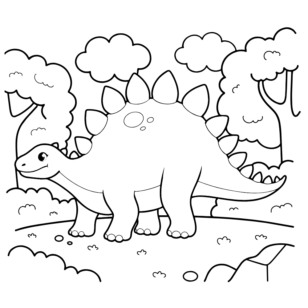 Dinosaur Coloring 58 Pages Fun Designs for Kids! by Mary Digital