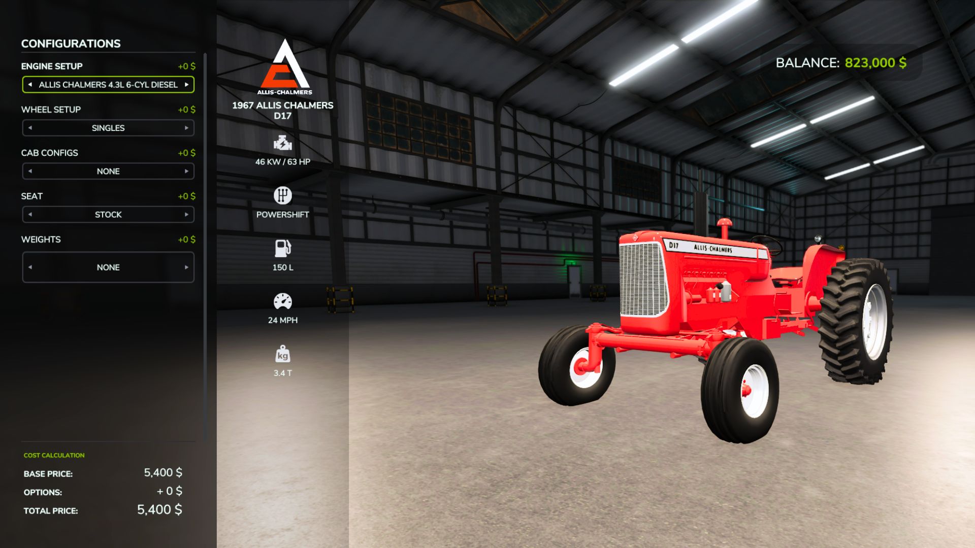 Screenshot 7 for 1967 Allis Chalmers D17