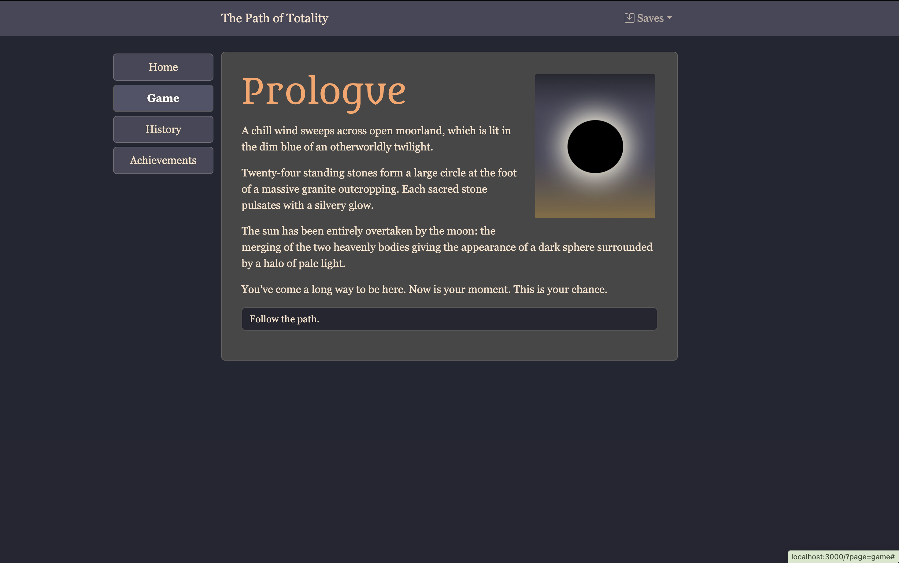 Screenshot 2 for The Path of Totality