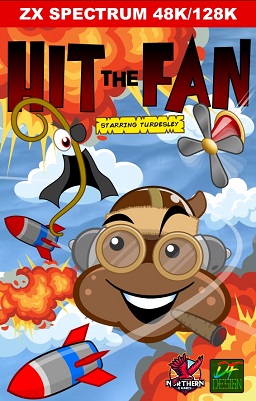 Captura de pantalla del juego Hit the Fan en ZX Spectrum