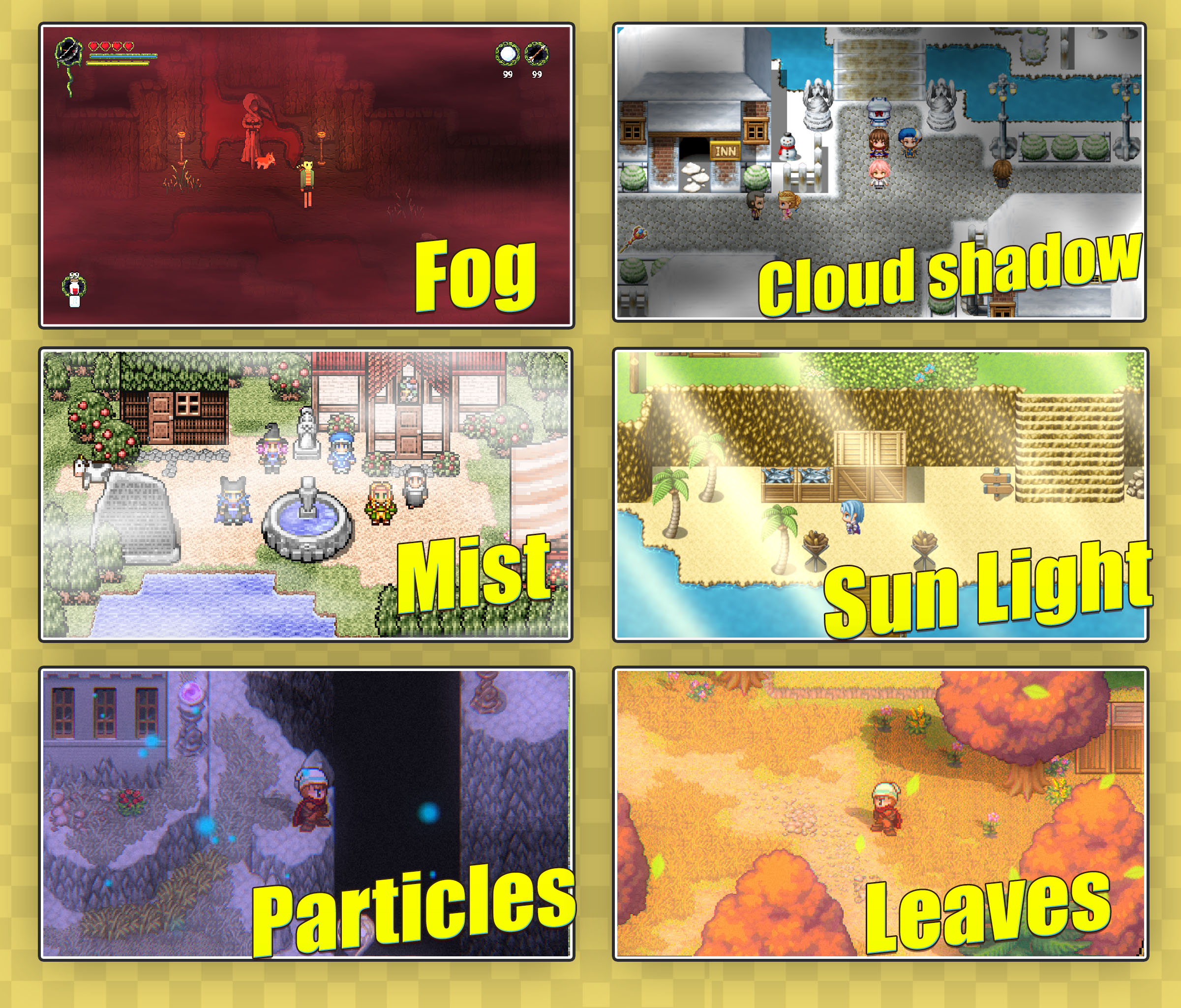 Dynamic Environment Effects - RPG Maker MZ Plugin by Sang Hendrix