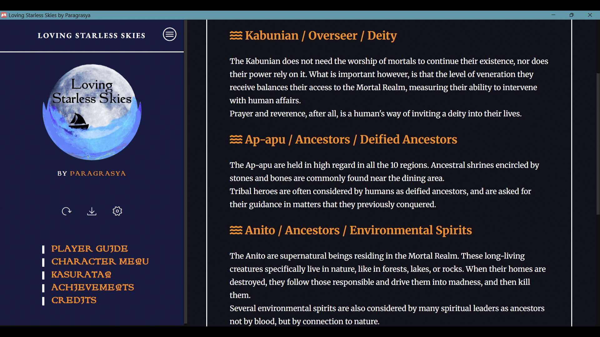 Screenshot 4 for Loving Starless Skies