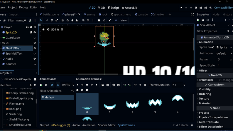 JRPG Combat Turn Based Template (Godot) by Vibegamer