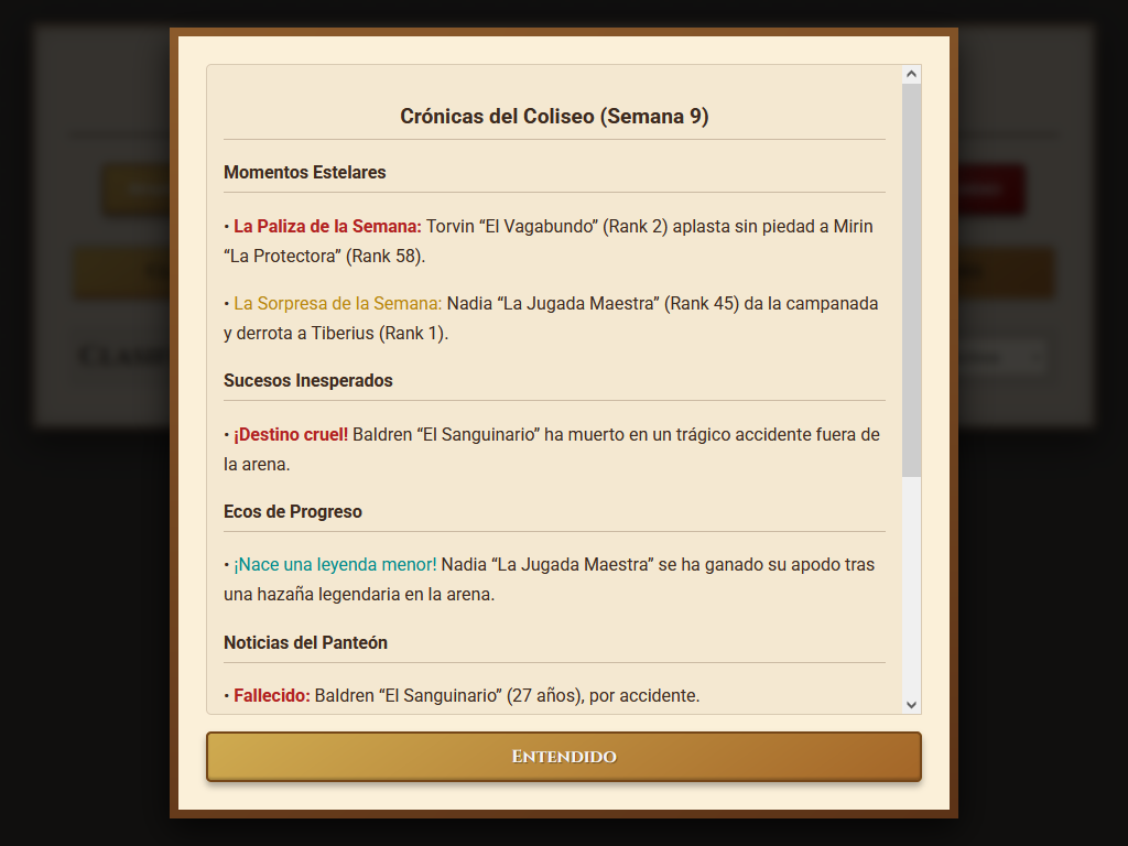 Screenshot 3 for Chronicles of the Coliseum