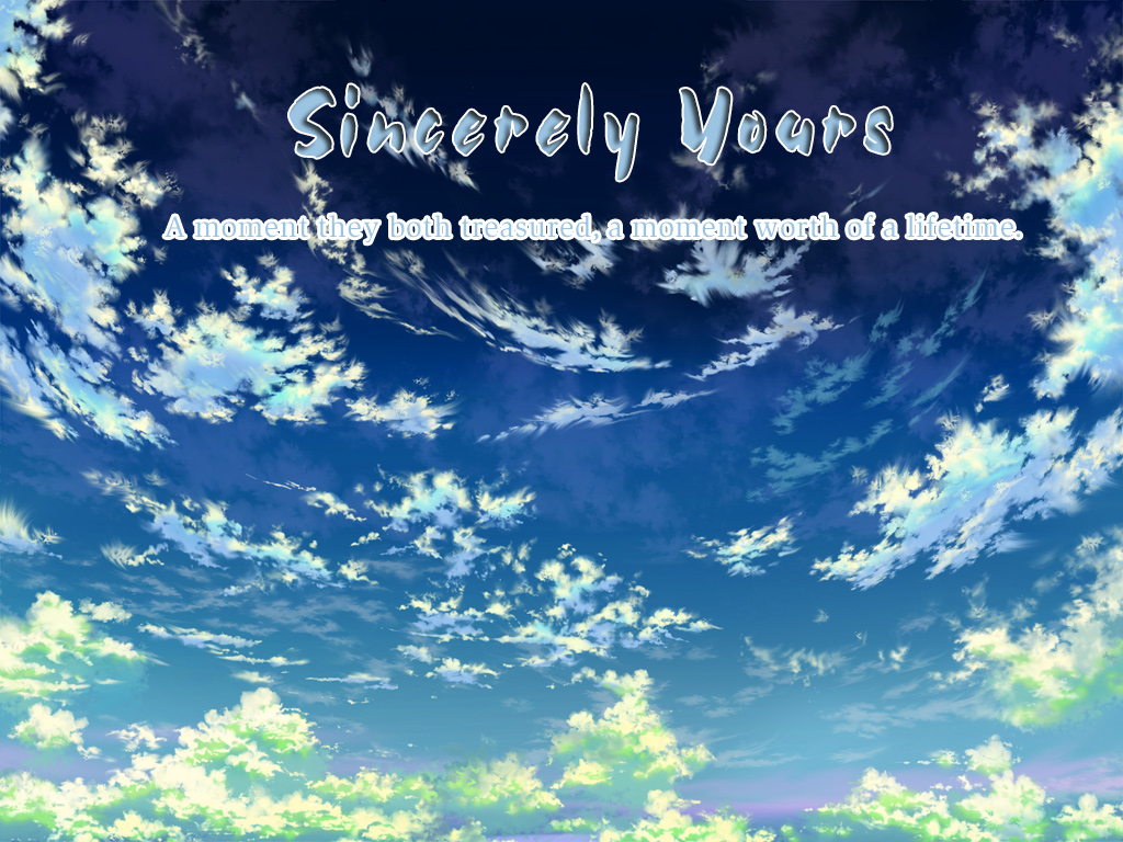 Cover image for Sincerely Yours