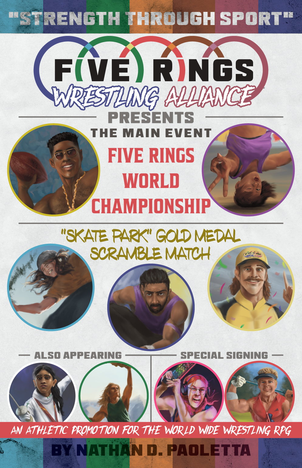 Screenshot 2 for Five Rings Wrestling Alliance