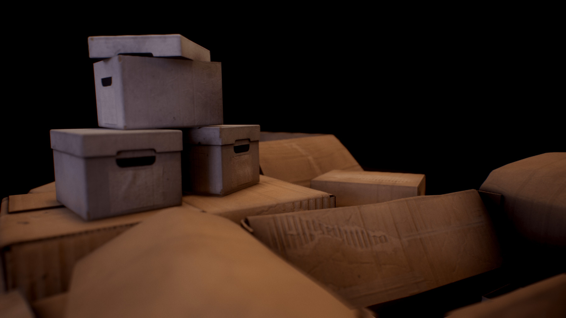 PBR Cardboard Boxes (Standalone, Unity, Unreal Engine) by Ducky Duckling