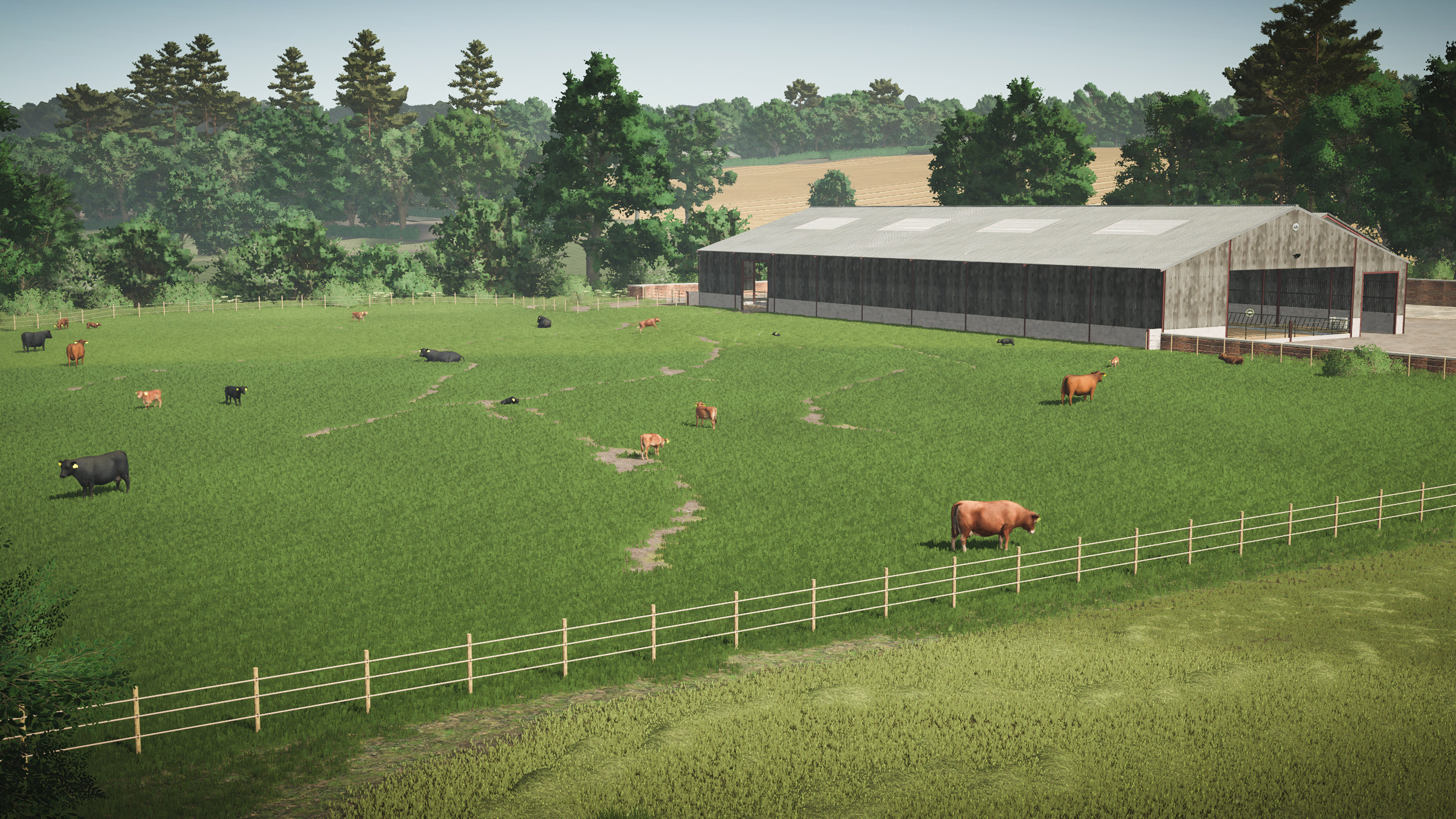 Screenshot 10 for FS25 UK Large Beef Shed - V2