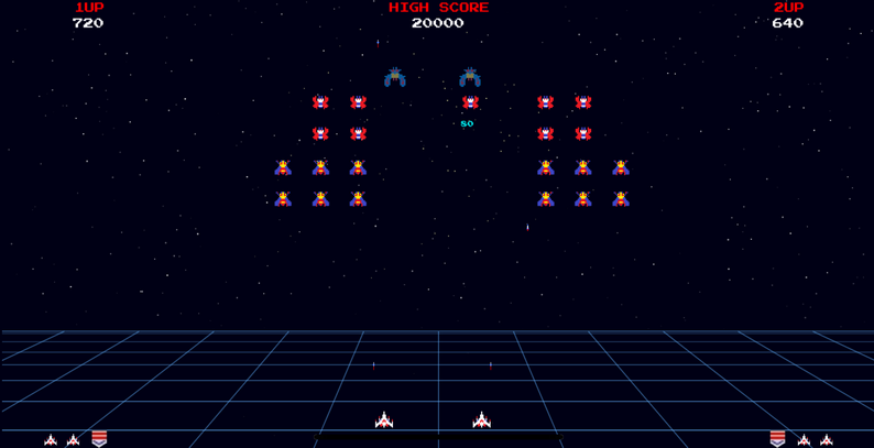 Galaga - [HTML5 Fan Remake] by Platini2000