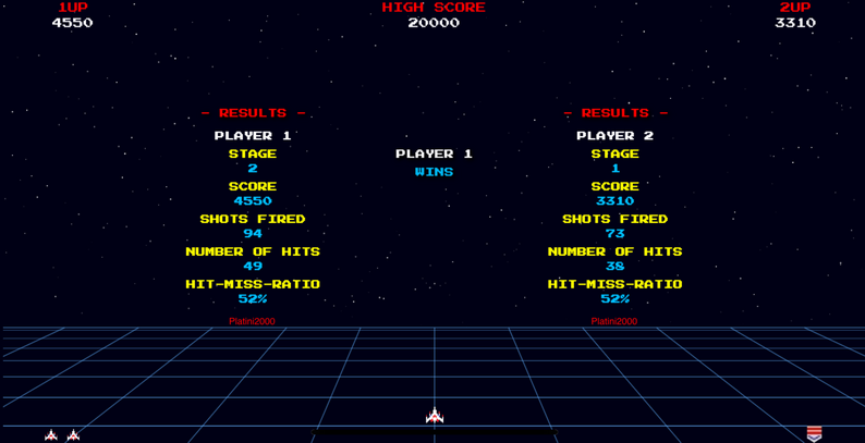 Galaga - [HTML5 Fan Remake] by Platini2000