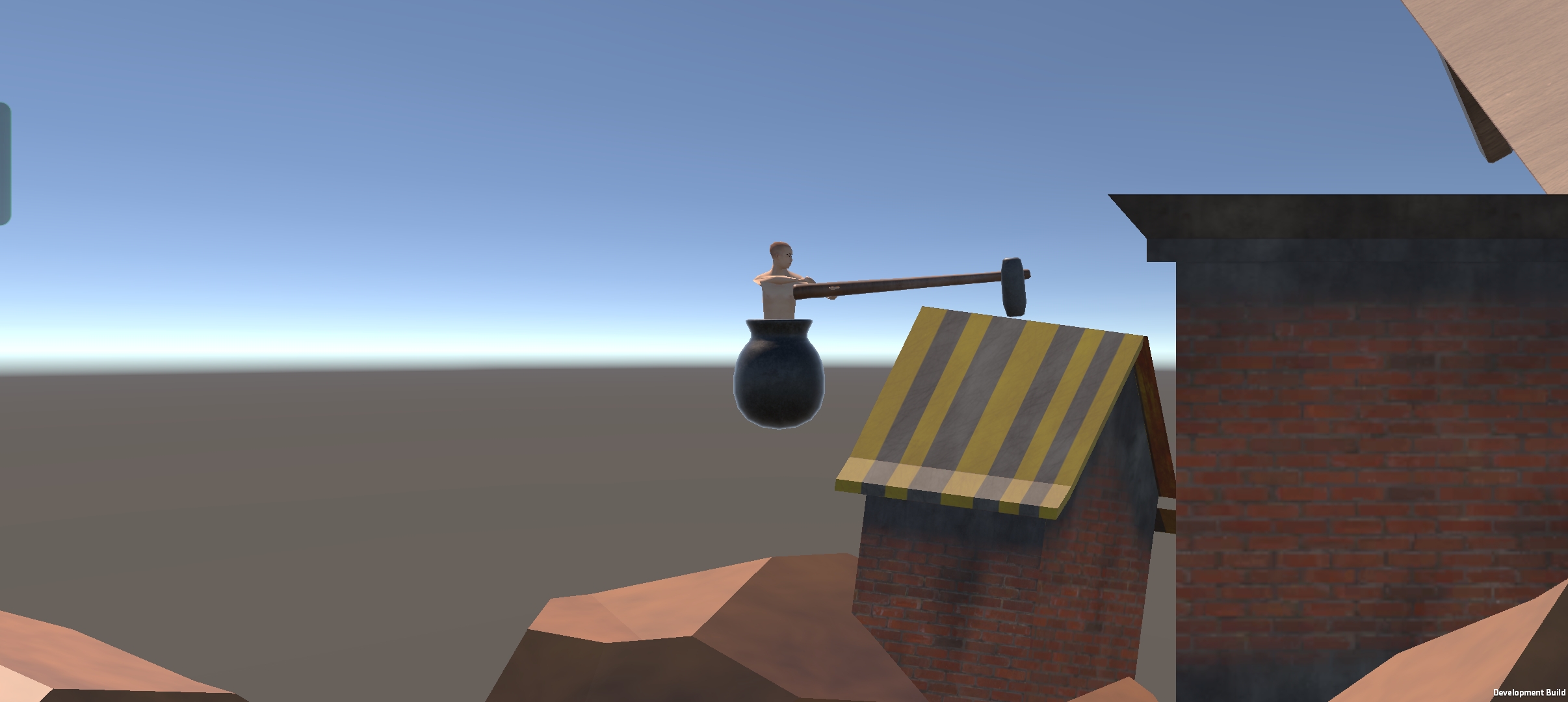 Getting Over It Character Rigged with Hammer by Gamified soul