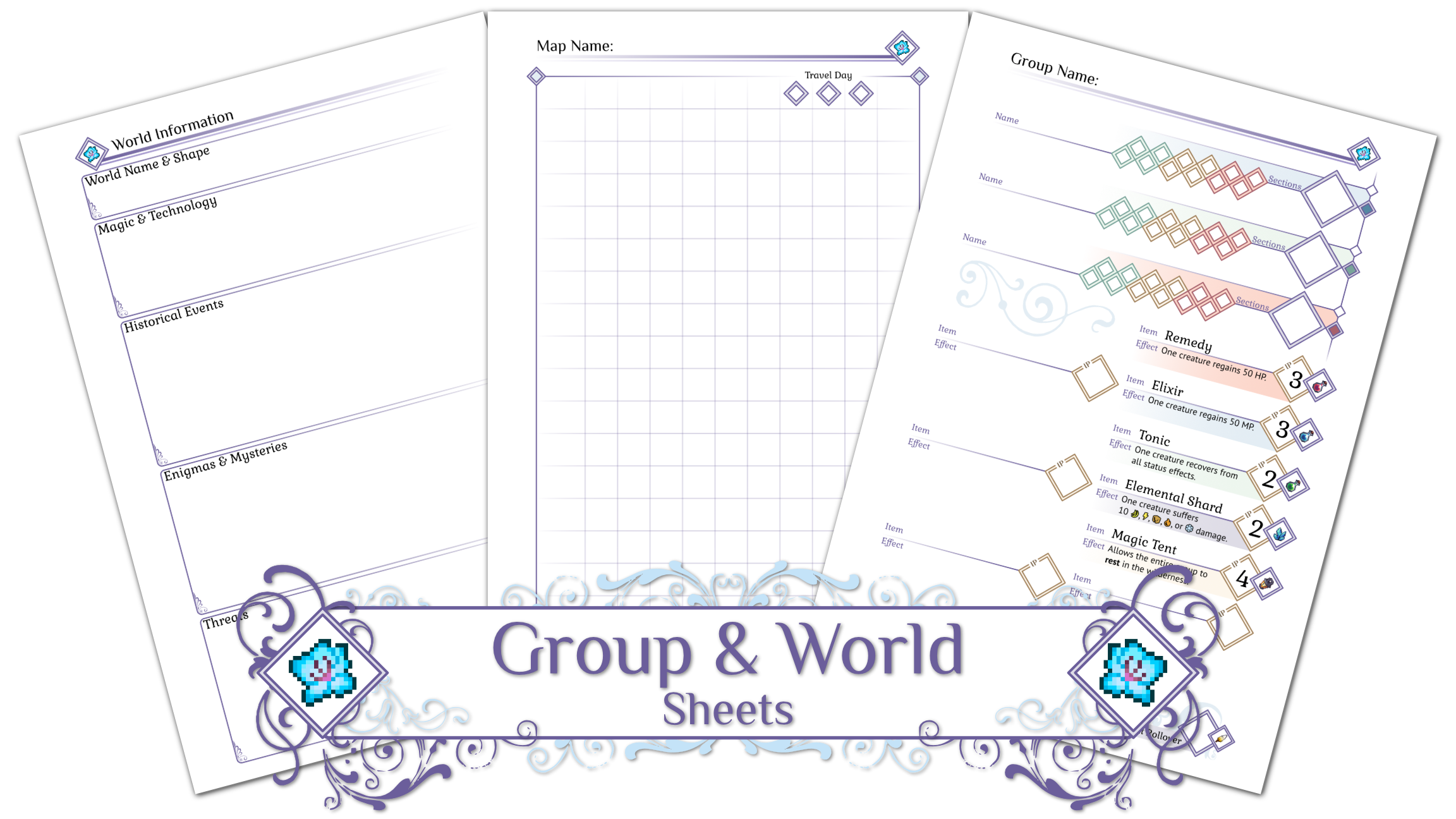 Screenshot 4 for Chiaerie Blossom Character & Class Sheets
