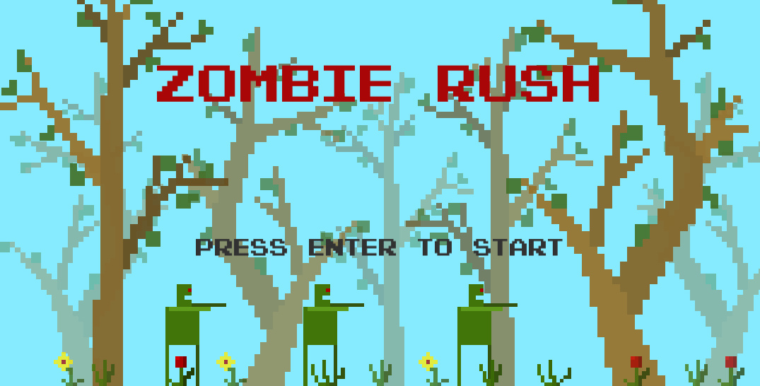 Zombie Rush by FacelessTheOne