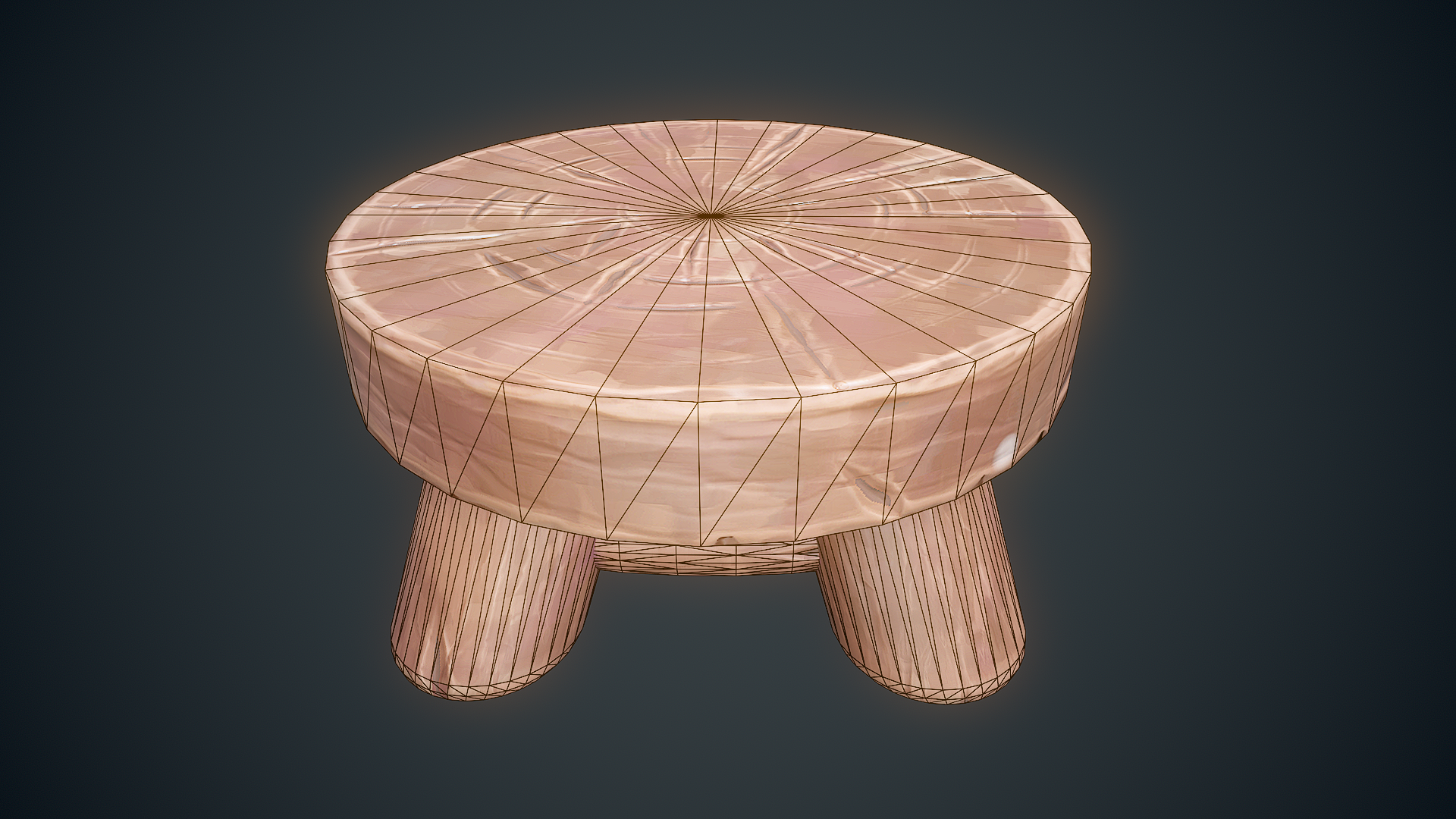 Stool Stylised Stylized Stool Arcane Style by Egideon