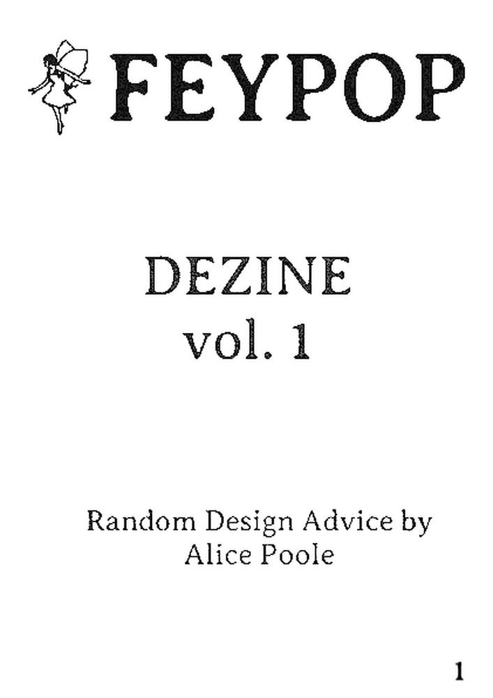 DEZINE Vol 1 Process By FEYPOP Dezine vol 1 process by feypop