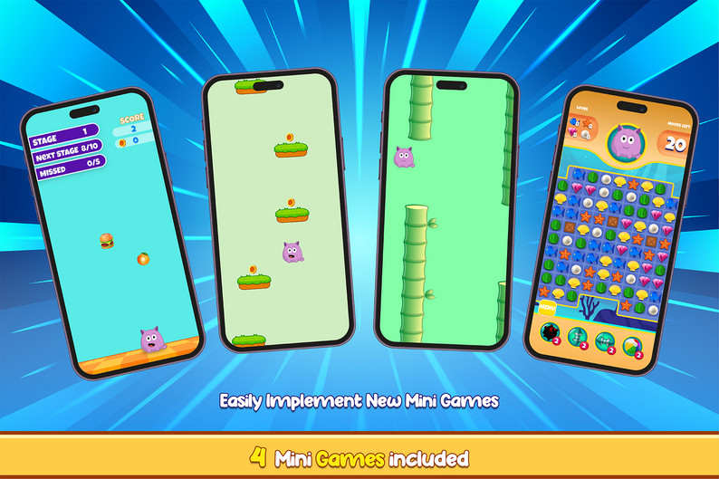 Virtual Pet Game Template - Complete Game by BizachiCode