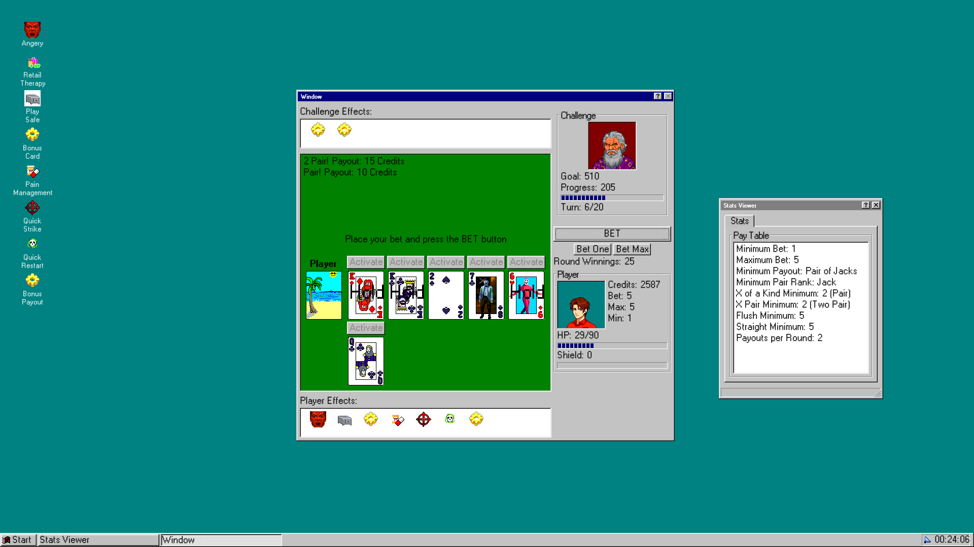 Screenshot 3 for Video Poker 95