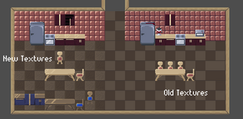 Modern House Tile Set - With a horror twist by ManicPixelDreamGirl