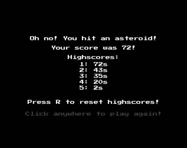Screenshot 4 for Asteroid Evader