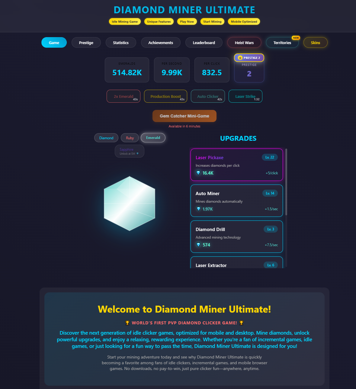 Screenshot 2 for Diamond Miner Ultimate