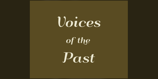 Cover image for Voices of the Past (TasJam 2015)
