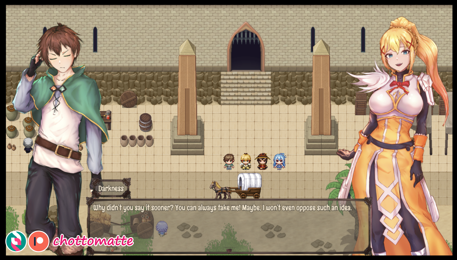 Screenshot 3 for This goddess corrupted our horny world