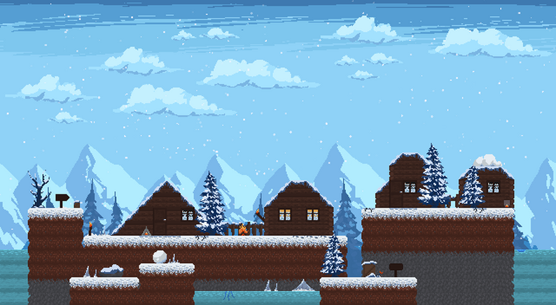 Snowy Wasteland Asset pack (16x16) [FREE] by NonokaATM
