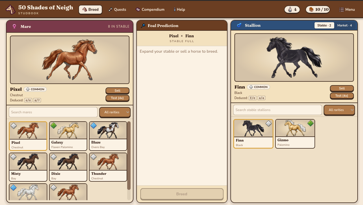 Screenshot 2 for 50 shades of Neigh