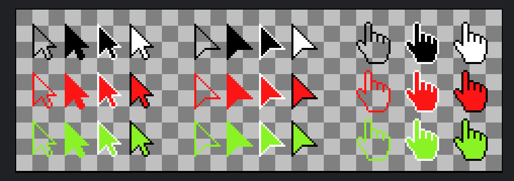 Abitoad Cursor Pixel Cursor Pack by greedy_toad