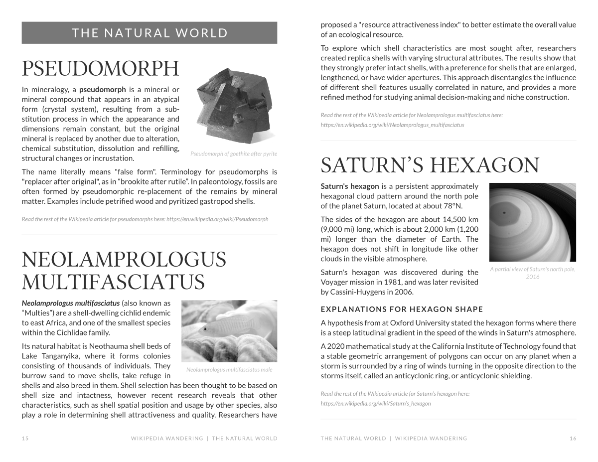 Screenshot 3 for Wikipedia Wandering - Issue 1